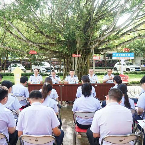【青春心向党  建功新时代】定安县税务局开展“榕树下”青年理论学习系列活动