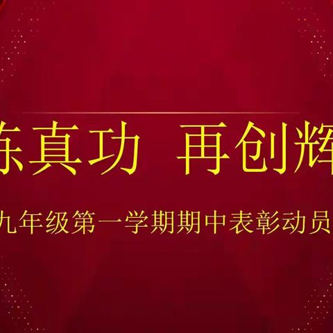 内练真功 再创辉煌——中澳实验学校桃李书院初中部九年级期中表彰大会