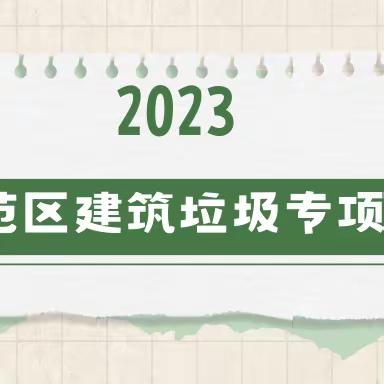示范区|对各乡场办事处进行建筑垃圾专项整治工作考核