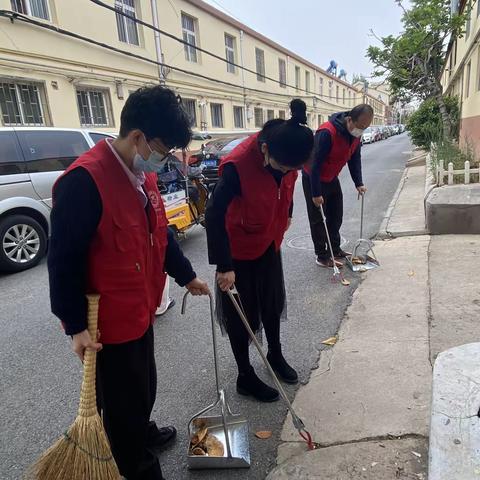 即墨创城在行动∣区司法局开展清理背街小巷志愿服务活动4.28