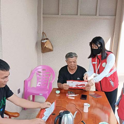 八所镇网格员开展“消防安全知识”宣传活动