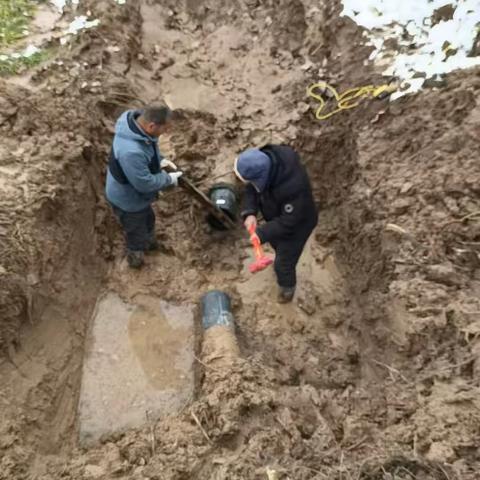 不惧严寒保供水