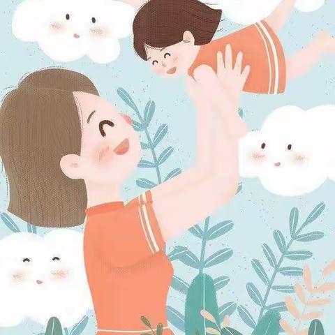 蓝天幼儿园小一班快乐涂色之《母亲节快乐》