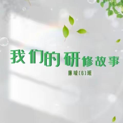 我们的研修故事--廉城(6)班