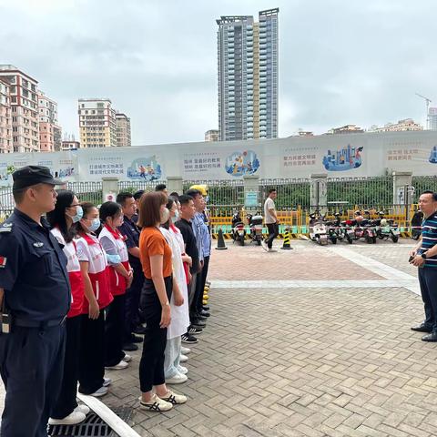 “加强消防演练，筑牢安全防线”——白石龙社区党群服务中心消防演练活动