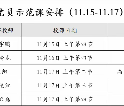 党员示范展风采，深耕课堂共成长