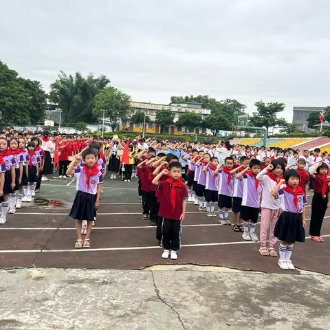 【红领浔州   铸魂育人】“红领巾爱祖国”———桂平市白沙镇新成中心小学开展庆六一文艺汇演及活动大比拼