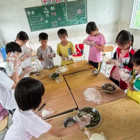 【童心巧手包温情，饺香满园庆六一】—— 塘蓬镇留和小学别样劳动实践活动纪实美篇