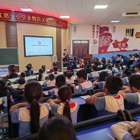 非物质文化进校园，中华文明永流传