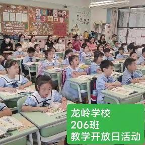 教学开放匠心筑梦，共生课堂静待花开 ——龙岭学校206班教学开放日活动