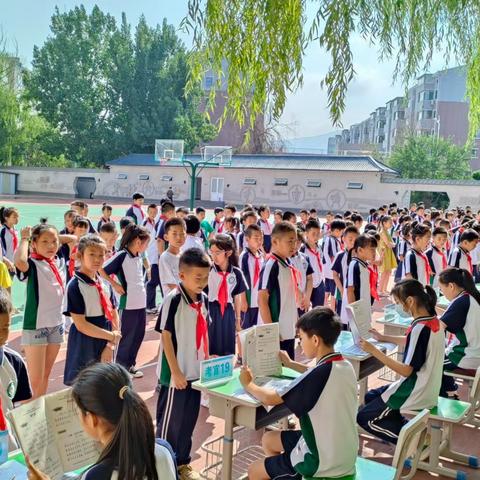 经典素读扬古韵 书香萦绕伴童年—凌源市回民小学经典素读期末测评活动纪实