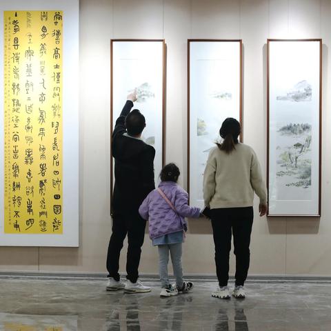 宿城区“指尖芳华”优秀人才书画作品展五一展出