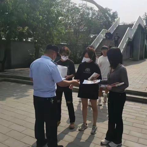 子午派出所在辖区高校开展反诈宣传