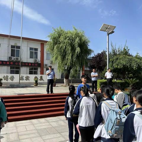 子午派出所走进辖区中学开展反诈宣传