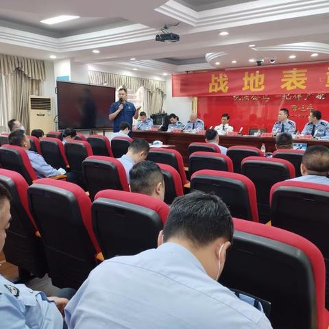 福永消防救援站对辖区派出所开展消防安全管理交流会