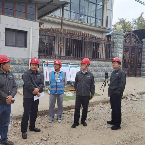 周口公司三级职员柴冰一行对郸城公司配电网建设工作开展调研