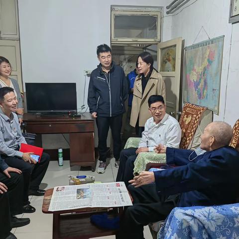 九九重阳节，浓浓敬老情——历下区卫健局“敬老月”走访慰问建筑新村街道高龄老党员