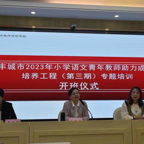 靠近光，追随光，成为光，散发光——丰城市2023小学语文青年教师助力成长培养工程（第三期）专题培训