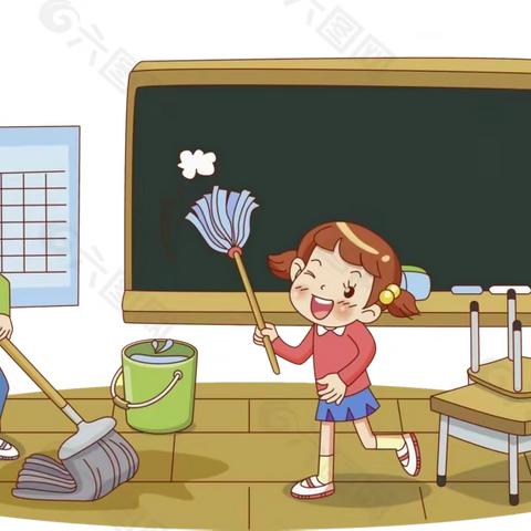 倡导文明新风，共建卫生校园——花园小学“双减”工作大扫除