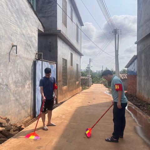 临高调查队开展“助力创城 喜庆五一”志愿服务活动