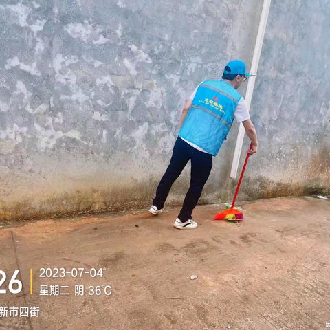 临高调查队开展“创文创卫”志愿服务活动