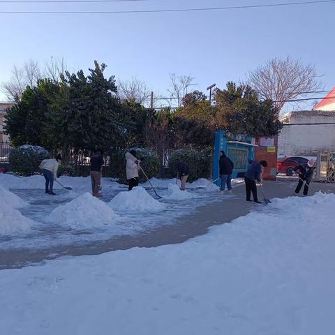 初雪践初心扫雪暖意浓