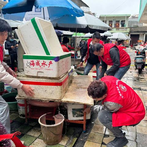 铺前镇社区居委会开展周末大扫除活动