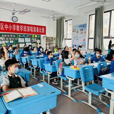 自然岭小学五(1)班趣味英语口语教学反馈：