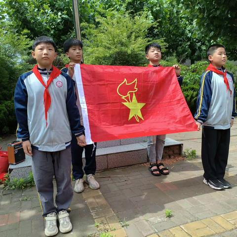 【全环境立德树人】——潘庄镇梭庄小学新队员入队仪式