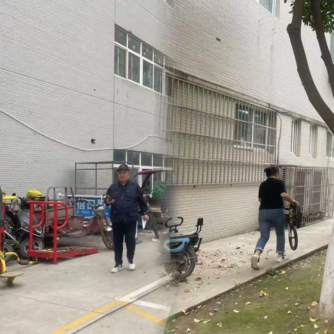 [渭民行•滨水情]清理废弃车辆，优化社区内存——渭滨社区开展废弃自行车整治工作