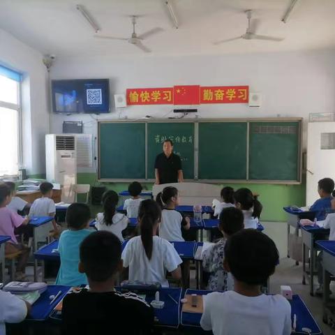 资助暖民心，温情伴成长一一后安小学资助宣传活动