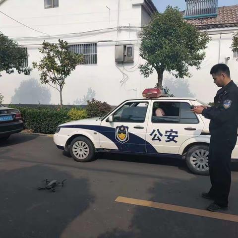 谷亭派出所开展无人机空中罂粟巡查