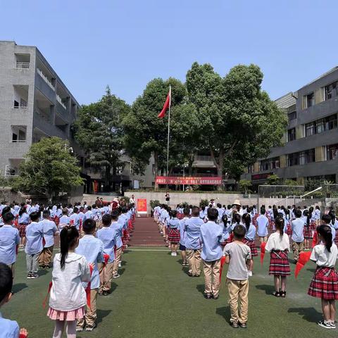 红领巾 爱祖国——芦山县芦阳小学举行2024春季新队员入队仪式