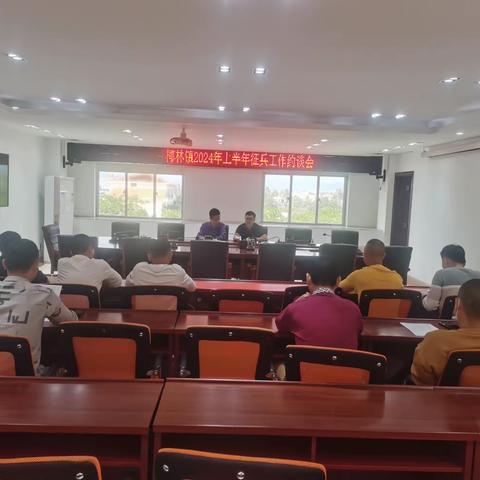 椰林镇开展2024年上半年征兵工作约谈会