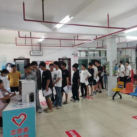 2024年椰林镇下半年征兵开展初检工作