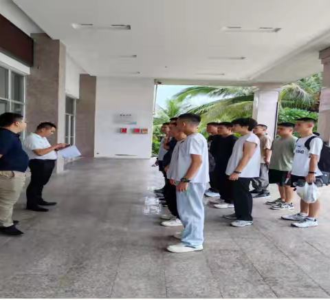 椰林镇2024年下半年应征青年役前集训动员会