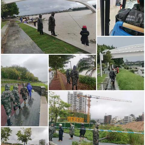 椰林镇组织民兵参与抢险救援