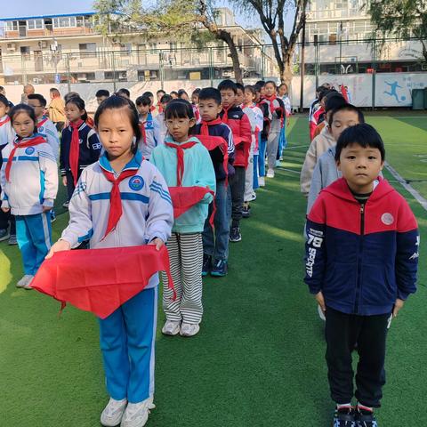 【安民学校马泉营校区】新少先队员入队仪式活动