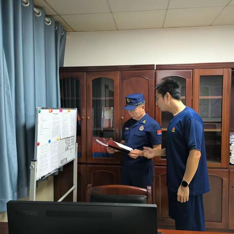 支队战训科深入金花北路消防救援站开展作战训练安全检查指导工作