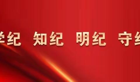 “学条例 守党纪 明底线 知敬畏”主题党日活动