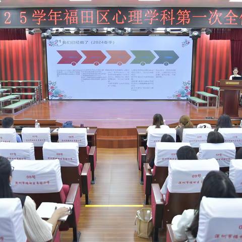 专业赋能，心育未来 ——记2024至2025学年福田区心理学科第一次全体教研会