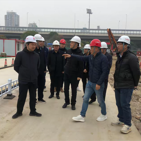 【中瑀建发集团】市政公用集团党委委员、副总经理葛威敏一行深入南昌市政地产洪都北大道住宅项目开展安全生产工作督导检查