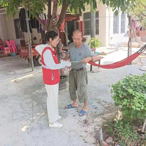 新龙镇道达村网格员入户开展防养老诈骗宣传