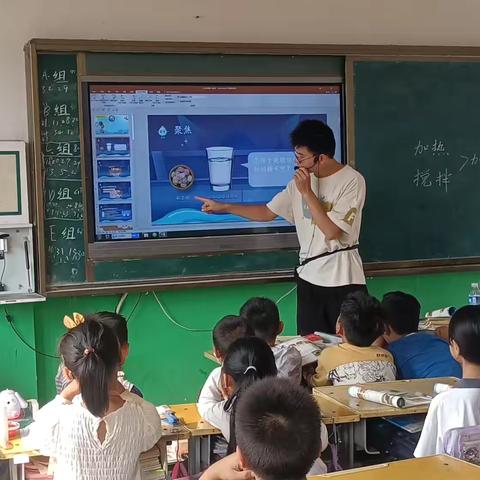 张村集镇中心校集团化办学走进明古寺小学