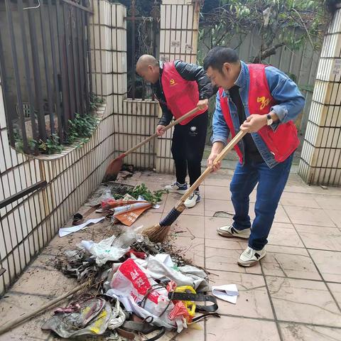 汀二村开展环境卫生整治