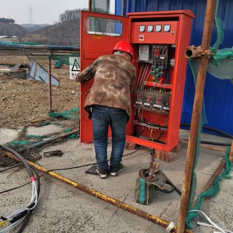 抚顺县城建中心救兵污水处理项目复工巡视