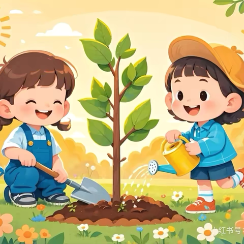 【升旗仪式】植树节——新城镇中心幼儿园升旗仪式