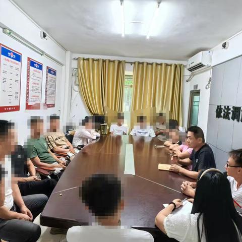 美兰区司法局三江司法所开展二十届三中全会期间社区矫正对象警示教育会