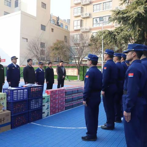 礼泉县县委书记姚俊峰一行春节前亲切慰问县消防救援大队