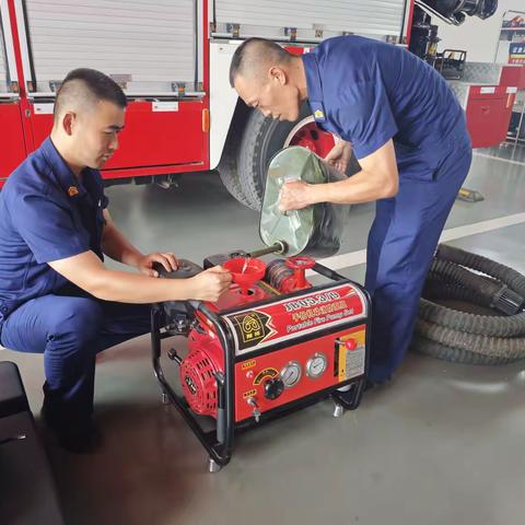 原点小型站开展防汛排涝装备器材大检查，筑牢防汛安全防线